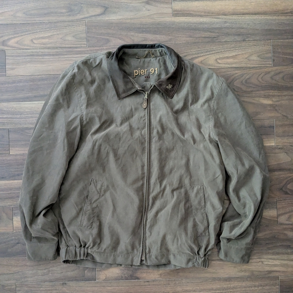 Pier 1 Men's Khaki Lightweight Jacket